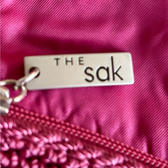 The Sak Mini Crossbody Bag Berry Pink Excellent - Picture 5 of 7